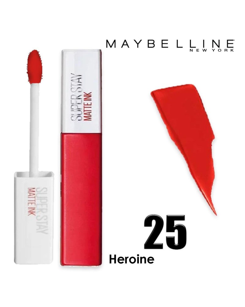 ROSSETTO MAYBELLINE STAY MATTE INK 25 HEROINE ROSSETTO MAYBELLINE STAY MATTE INK 25 HEROINE