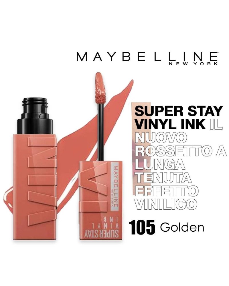 ROSSETTO MAYBELLINE VINYL INK 105 GOLDEN