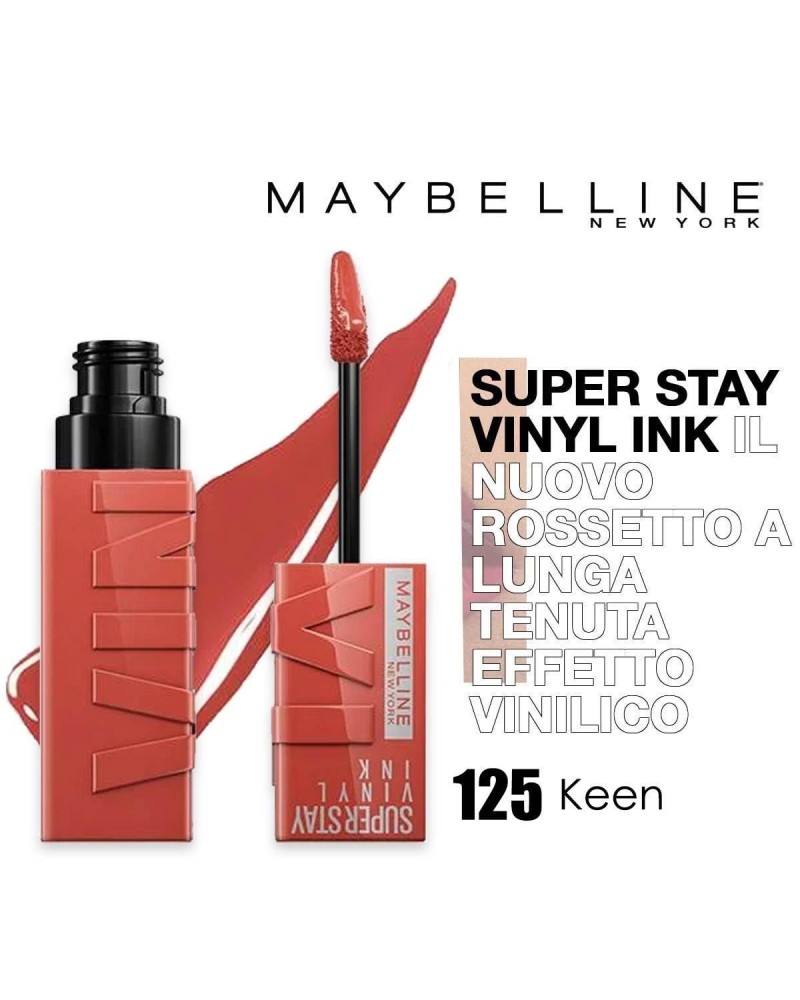 ROSSETTO MAYBELLINE VINYL INK 125 KEEN ROSSETTO MAYBELLINE VINYL INK 125 KEEN