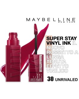 ROSSETTO MAYBELLINE VINYL INK 30 UNRIVALED