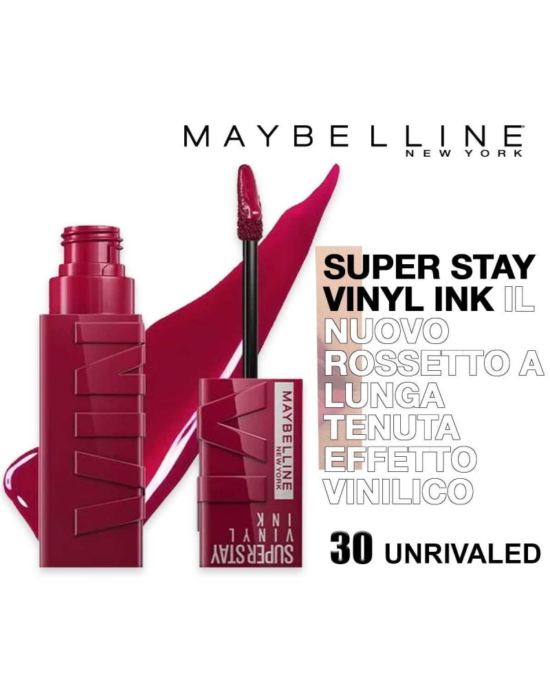 ROSSETTO MAYBELLINE VINYL INK 30 UNRIVALED
